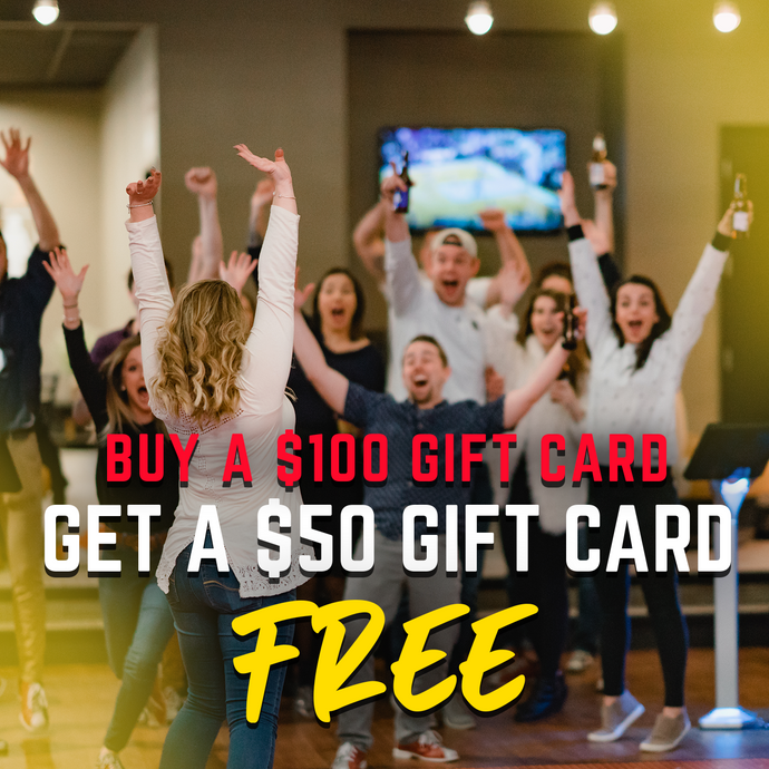 $100 Gift Card + Free $50 Gift Card